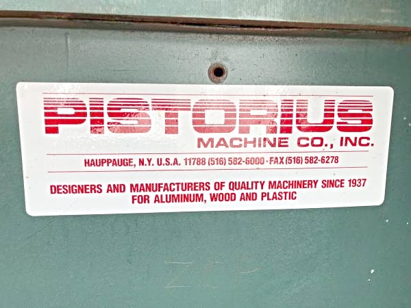Pistorius EMN-12 Double Mitre Saw (used) Item # UE-033121F (California)