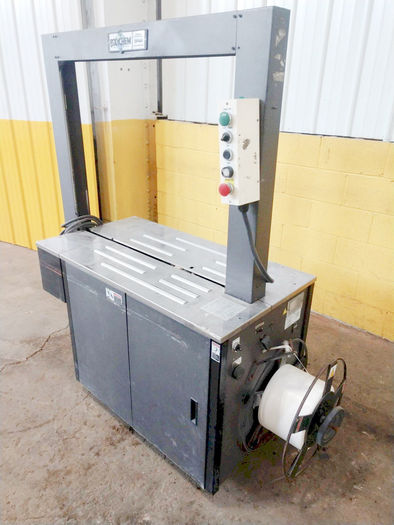 Polychem Model GP44 Plastic Strapping Systems Banding Machine (used) Item # UE-012422I (Ohio)