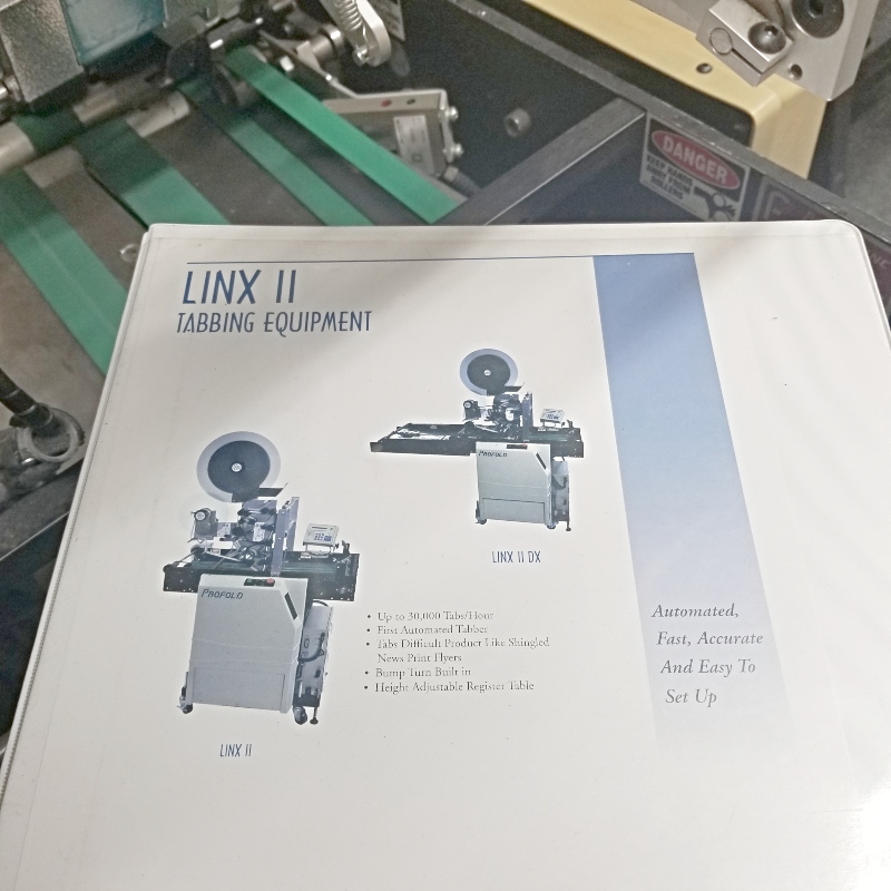 Profold LINXll Tabber / Wafer Sealer (Used) Item # UE-020421B (New Jersey)