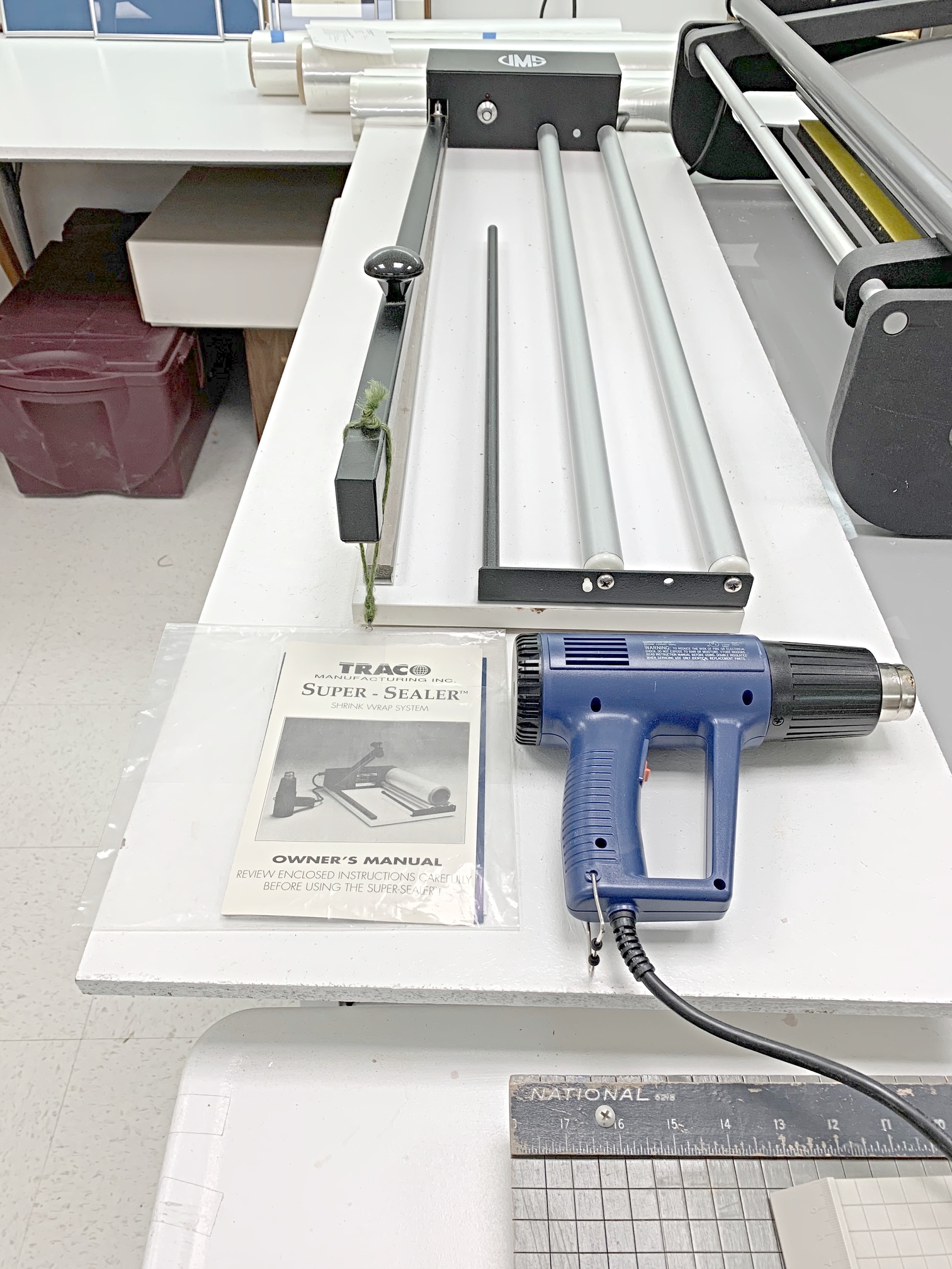 Picture Framing Equipment Lot: Seal Masterpiece 500 T-X Dry Mount Press,  Fletcher 3000 Cutter, Fletcher 2100 48″ Mat Cutter, & Supplies (Used) Item # UE-052421A (CT)