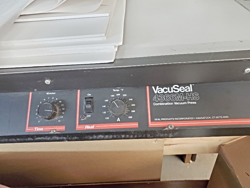 VacuSeal 4366M-HS Hot Vacuum Dry Mount Press (Used) Item # UE-020921A (New York)