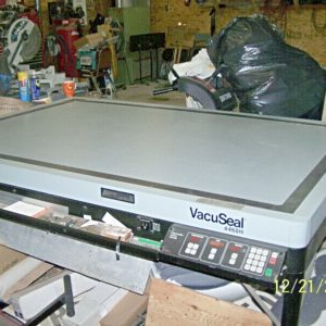 Equipment Lot: Vacuseal 4468H Vacuum Dry Mount Press, Morso Chopper & Supplies (Used) Item # UE-061121G (Canada)