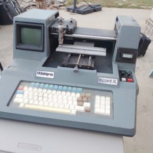 Equipment Lot: Wizard XL Engraver & Self Inking Rubber Stamp Making Machine (used) Item # UE-011322D (Texas)