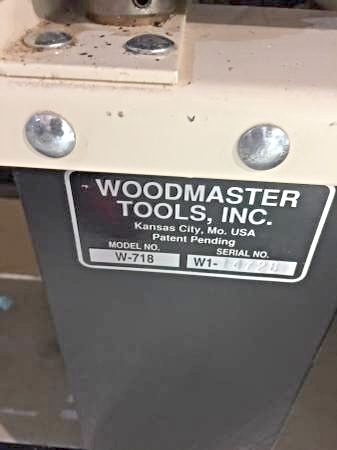 Woodmaster W 718 Planer 18″ Molder / Sander (Used) Item # UE-051021D (New York)