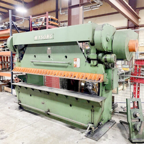 Wysong Mechanical Press Brake (used) Item # UE-012422M (Ohio)