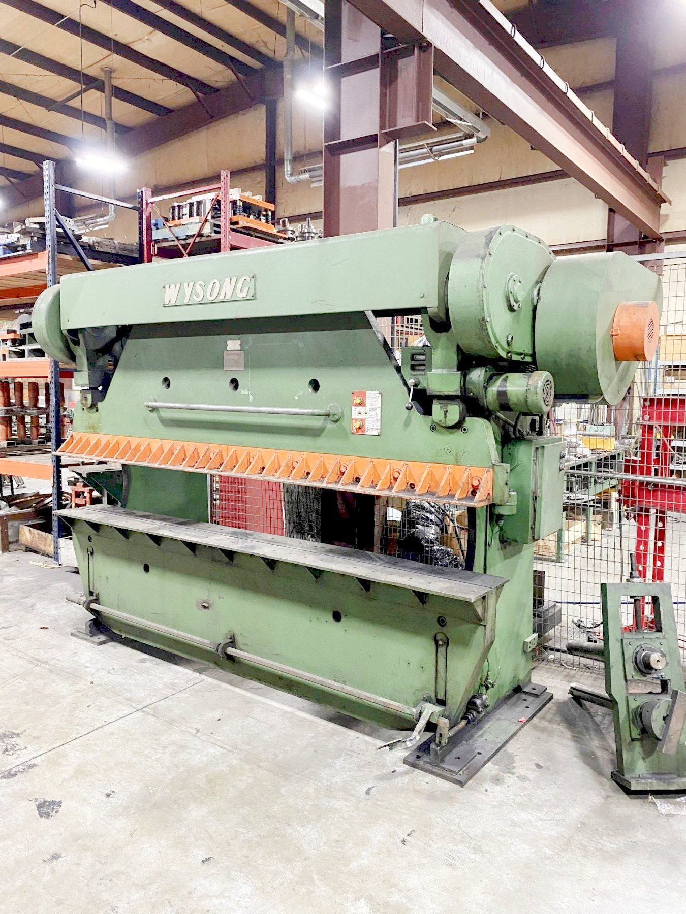 Wysong Mechanical Press Brake (used) Item # UE-012422M (Ohio)