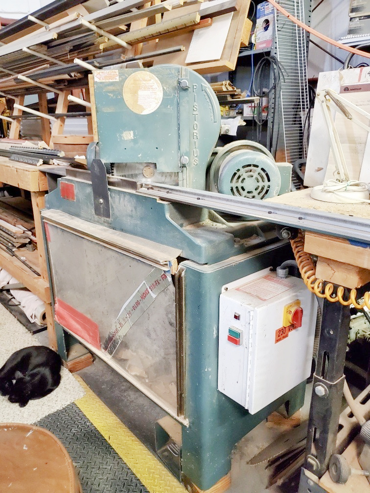 Picture Framing Equipment Lot: Mitre Mite VN2+1 / Minigraf 3 Vnail Joiner & Pistorius MN-100 Double Miter Saw (used) Item # UE-062421A (Tennessee)