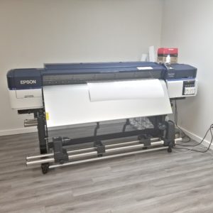 Equipment Lot: SureColor S40600 Printer, Seal Laminator, Fletcher 3100 & Supplies (Used) Item # UE-112420B (New Jersey)