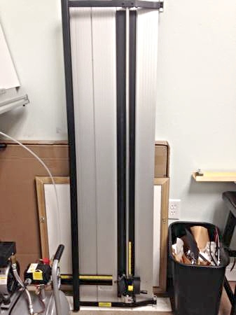 Picture Framing Equipment Lot: Wizard 8000 CMC Mat Cutter, Mitre Mite VN42 Vnailer, Fletcher 3000 Cutter, Fletcher 2100 Cutter & Supplies (Used) Item # UE-111320D (Georgia)