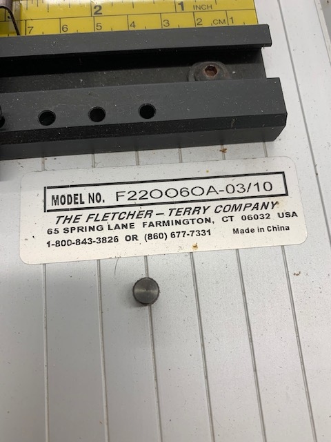 Equipment Lot: Vacuseal 4468H Vacuum Press, Fletcher 3000 Cutter, Fletcher 2200 Cutter & Supplies  (Used) Item # UE-010621A (Wisconsin)