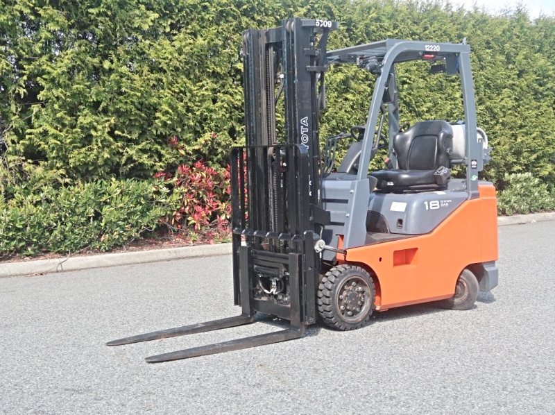 Toyota 8FGCU18 Forklift (Used) Item # UE-111220G (Canada)