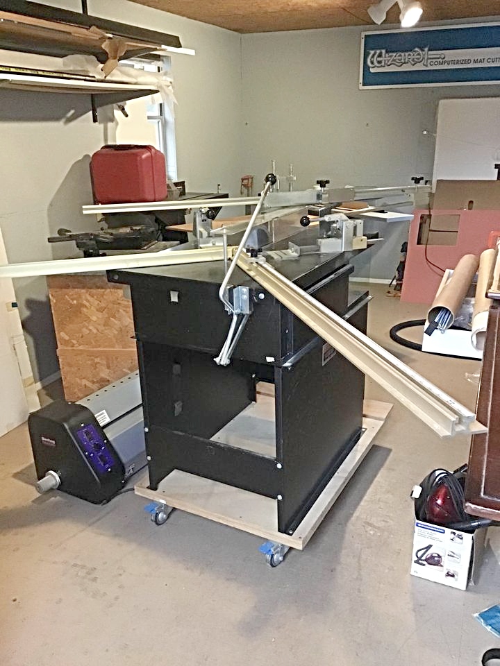 Equipment Lot: Inmes IM-5P Underpinner, Frame Square Miter Saw, Fillet Cutter & Supplies  (Used) Item # UE-011221A (Alabama)