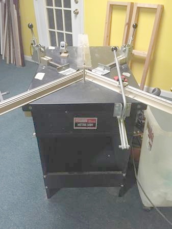 Picture Framing Equipment Lot: Wizard 8000 CMC Mat Cutter, Mitre Mite VN42 Vnailer, Fletcher 3000 Cutter, Fletcher 2100 Cutter & Supplies (Used) Item # UE-111320D (Georgia)