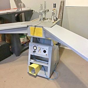 Equipment Lot: Inmes IM-5P Underpinner, Frame Square Miter Saw, Fillet Cutter & Supplies  (Used) Item # UE-011221A (Alabama)