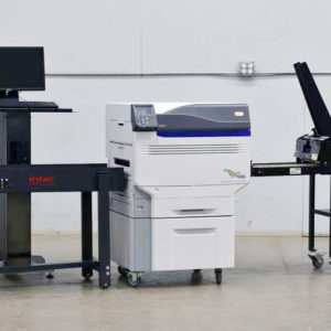 Intec Color Splash CS4000 Digital Press w/ Feeder & Delivery Conveyor (used) Item # UE-021522E (Ohio)