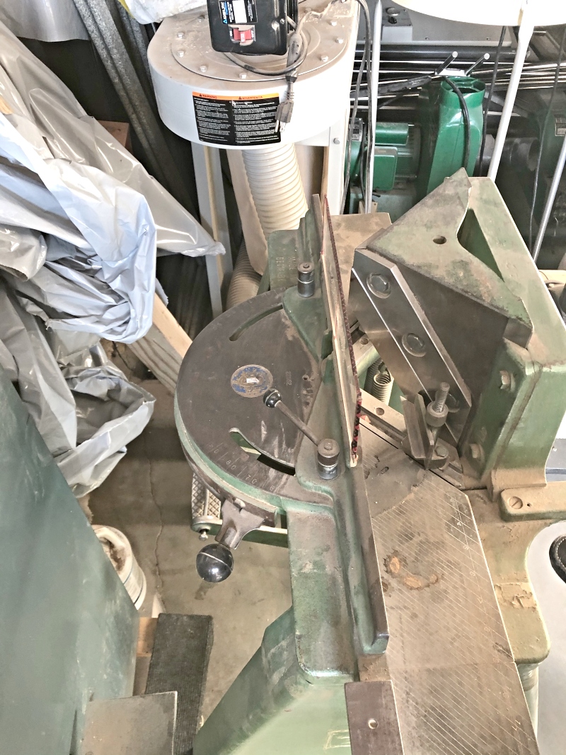 Picture Framing Equipment Lot: Pistorius Double Miter Saw, Morso Chopper, Brevetti Saw, Cassese 299M Joiner & Supplies (Used) Item # UE-112020A (Texas)