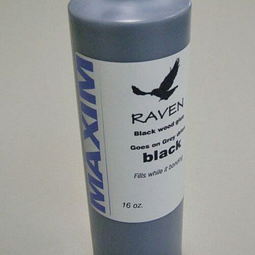 Kool Tack Maxim Raven Black Wood Glue (New) Item # FS-103010