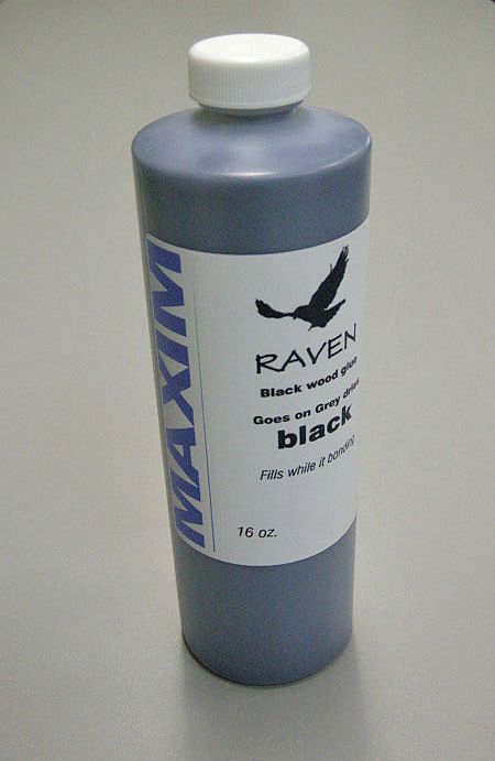 Kool Tack Maxim Raven Black Wood Glue (New) Item # NFE-189