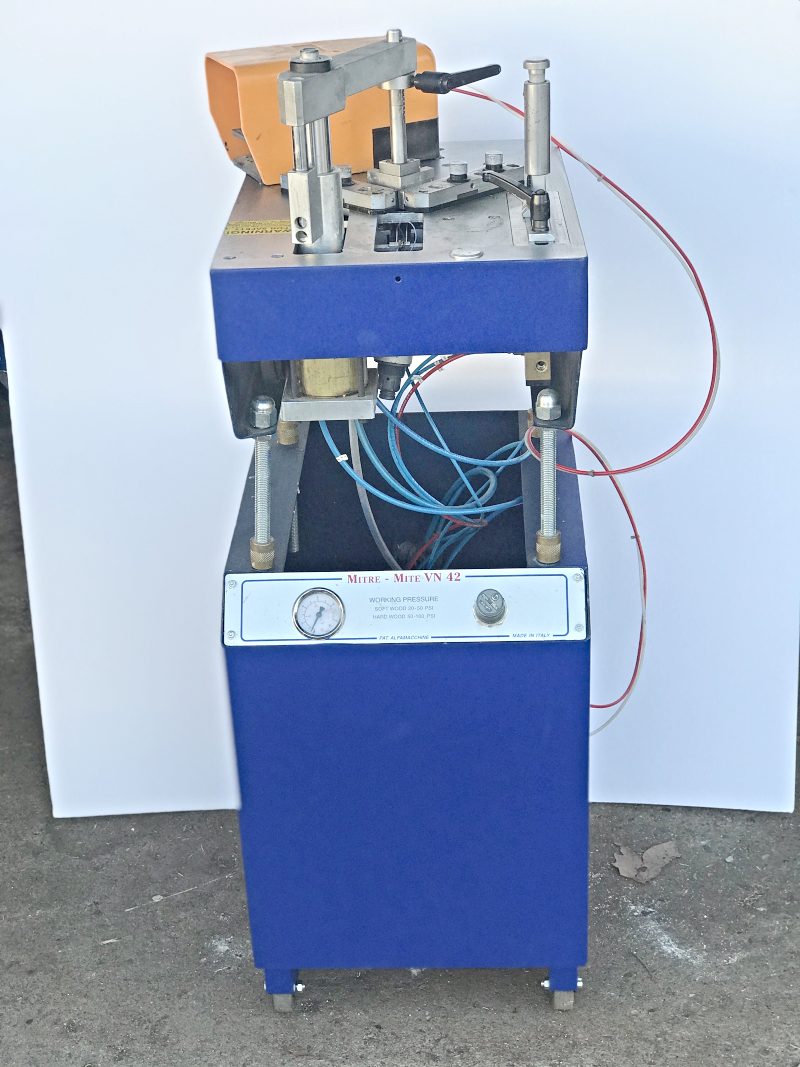 Equipment Lot: Epson Printer, Vacuseal 4468H Vacuum Press, ITW AMP VN42 Vnailer, Morso Chopper & Supplies  (Used) Item # UE-011321A (California)