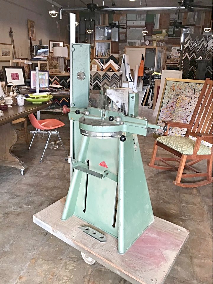 Picture Framing Equipment Lot: Morso Foot Operated Chopper & Seal Press (Used) Item # UE-102220I (Tennessee)