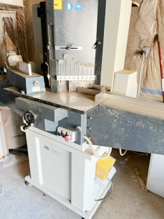 Equipment Lot: Nicoletti Model T350 Double Miter Saw, Vacuseal 4468H Vacuum Dry Mount Press, Fletcher – Terry 2100 48″ Mat Cutter, Frame Square Fillet Cutter, Circular Glass Cutter, Assorted Grouping: Framing Tools & Supplies, & C&H Thumbnail Router Model TN-1000 (Used) Item # UE-020422E (Arkansas)