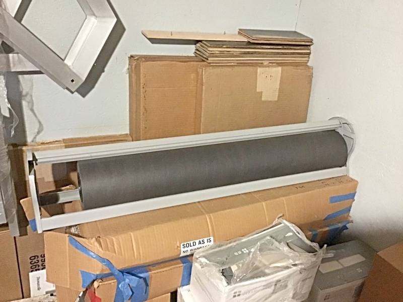 Equipment Lot: Inmes IM-5P Underpinner, Frame Square Miter Saw, Fillet Cutter & Supplies  (Used) Item # UE-011221A (Alabama)