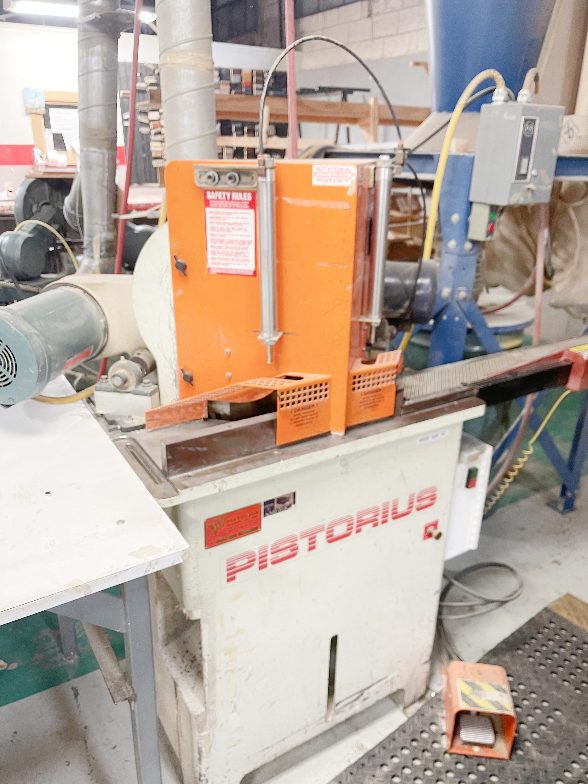 Equipment Lot: Pistorius Double Miter Saws, HeatSeal Shrink Wrap System, Wizard Eclipse Duo Mat Cutter & Supplies (Used) Item # UE-021622A (Kentucky)