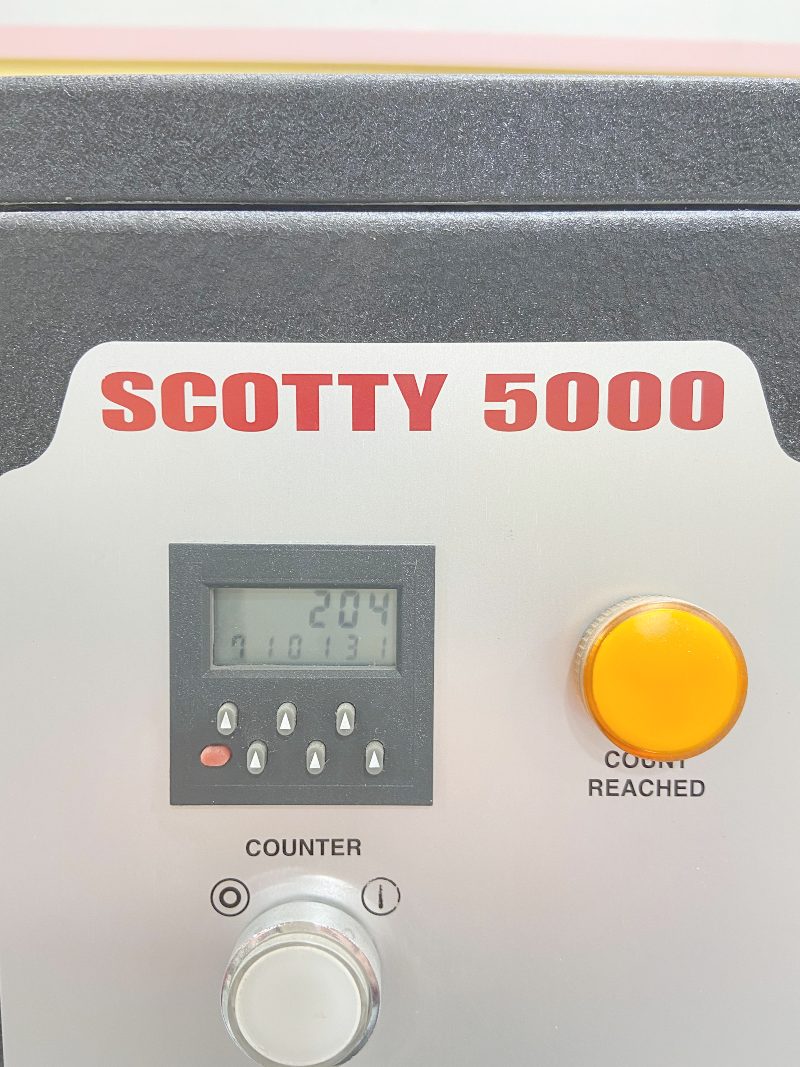Equipment Lot: Scott 5000 Tab Machine, Duplo 200 UV Coater & Duplo Lifter and Stacker (Used) Item # UE-011821B (Washington)