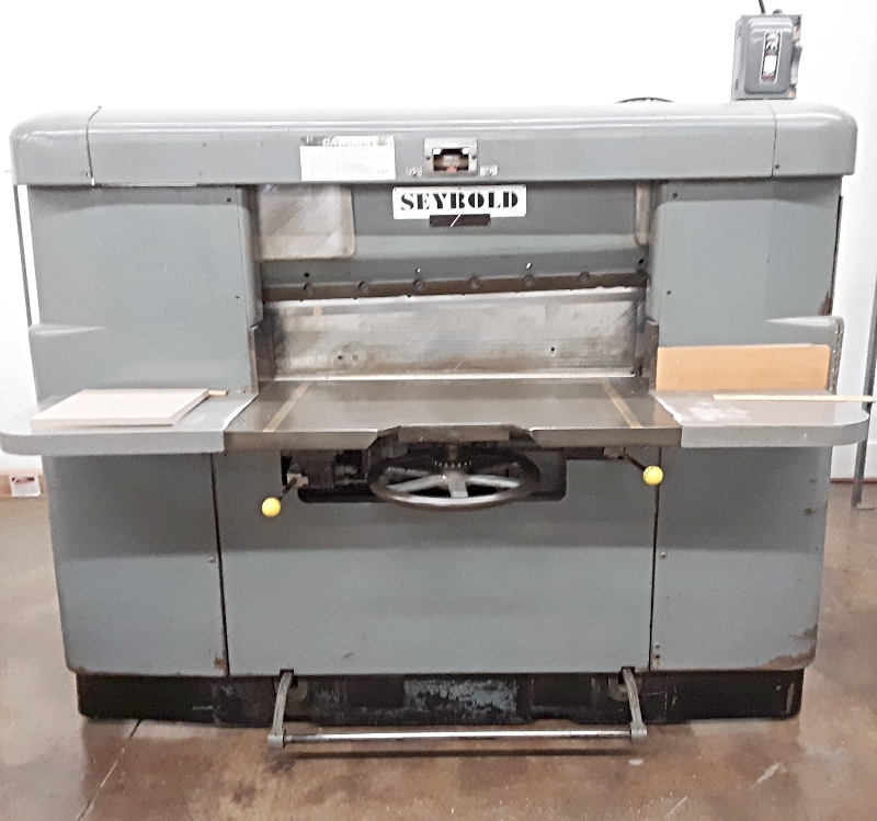Printing & Bindery Equipment Lot: Schaefer Cold Gluer, Seybold Cutter, Ultrabind Gluer & Supplies (Used) Item # UE-020121D (Ohio)
