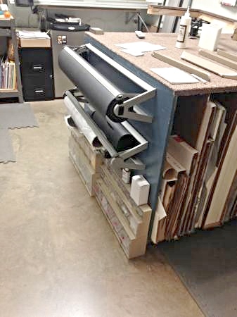 Picture Framing Equipment Lot: Wizard 8000 CMC Mat Cutter, Mitre Mite VN42 Vnailer, Fletcher 3000 Cutter, Fletcher 2100 Cutter & Supplies (Used) Item # UE-111320D (Georgia)