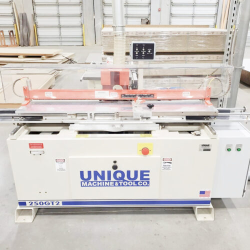 Equipment Lot: Unique 250 GT2 Raised Panel Door Machine, Unique 410H Stile Machine, & SCM Olimpic 215 SF Edgebander (Used) Item # UE-021822D (Georgia)