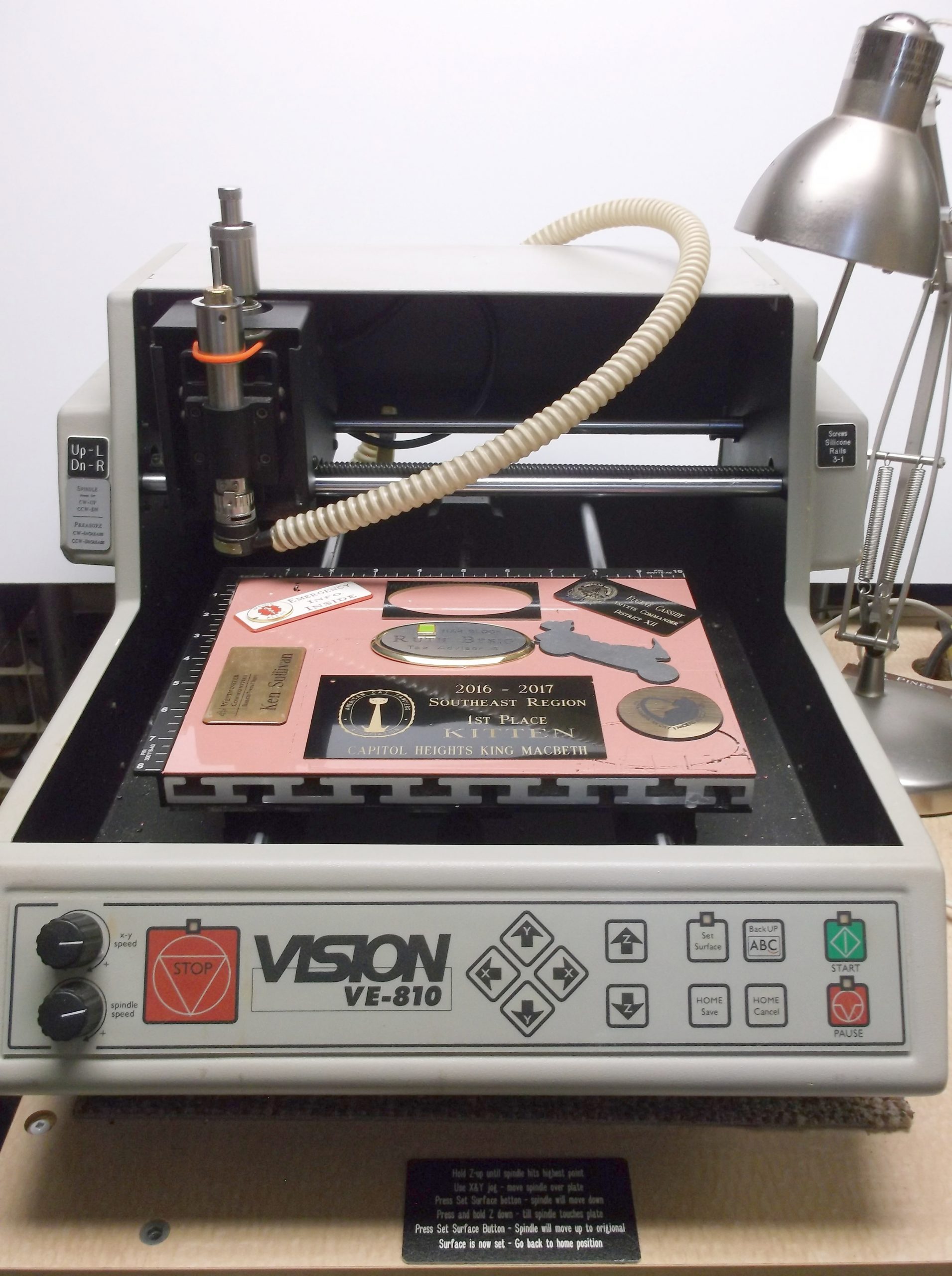 Vision VE-810 Laser Engraver (Used) Item # UE-100220C (Florida)
