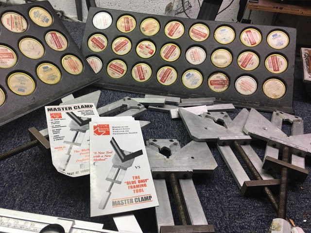 Lot: Assorted Picture Framing Supplies & Tools (used) Item # AMB-13 (NJ)