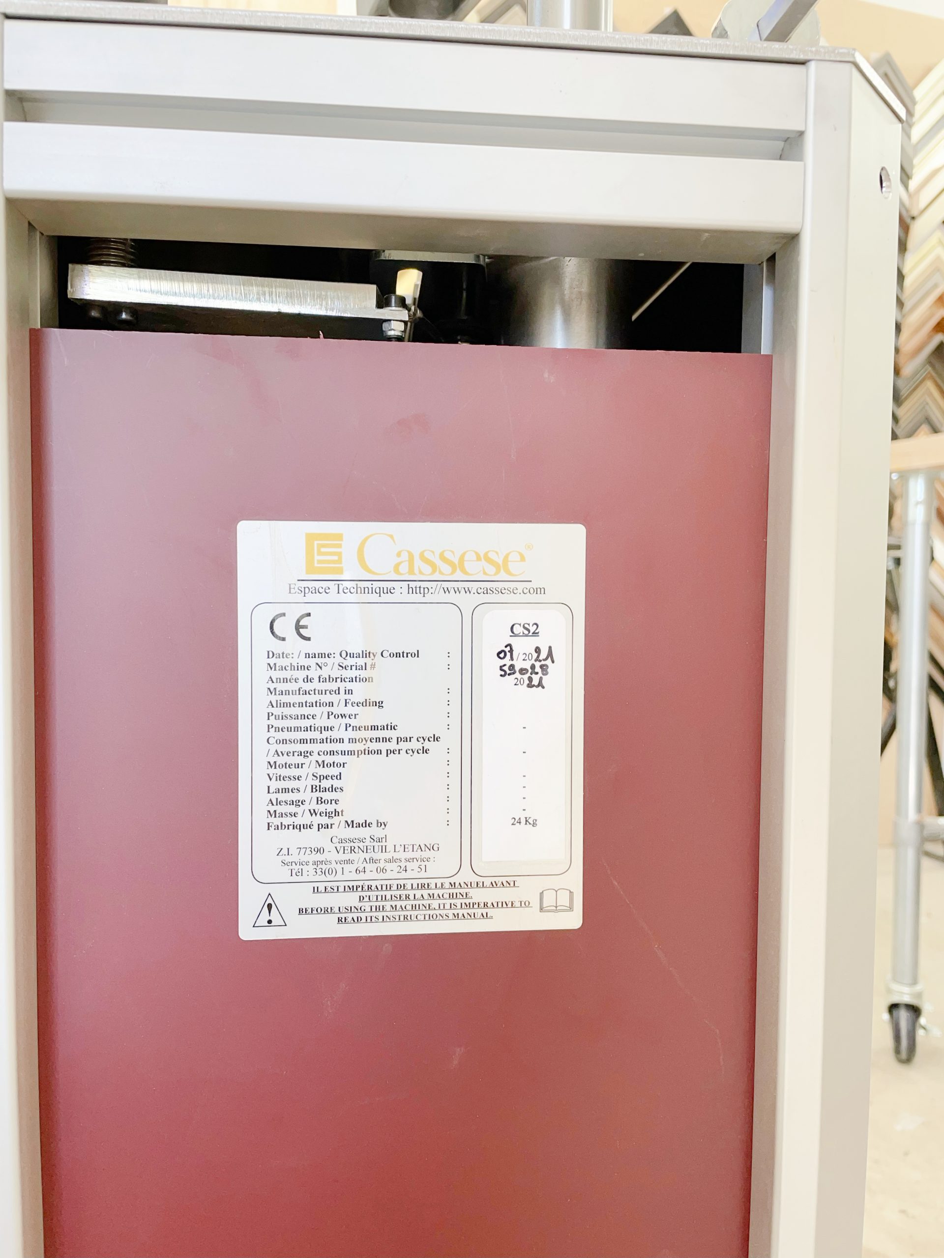 Cassese CS2 Frame Joiner / Underpinner / Vnailer (used) Item # UE-032122D (Utah)