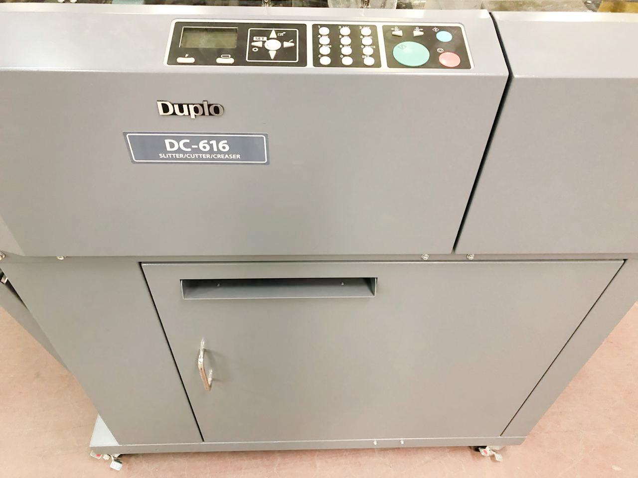 Duplo DC-616 Slitter / Cutter / Creaser (used) Item # UE-032322B (New Jersey)