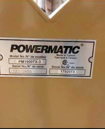 Powermatic Dust Collector (Used) Item # UE-010622B (Florida)