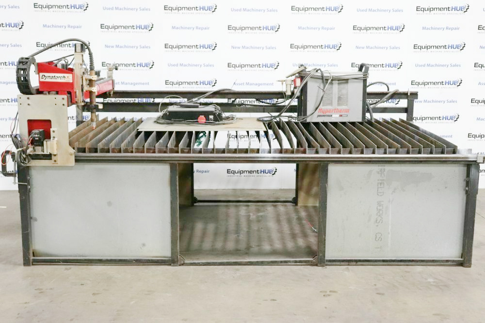 Dynatorch 4? x 8? CNC Plasma Table w/ Hypertherm Powermax 1250 Cutter (Used) Item # UE-070921E (Georgia)