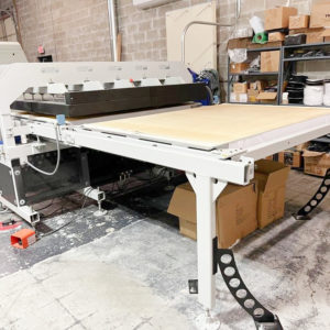 Geo Knight Triton 931 Auto Shuttle Twin Station 54"x72" Large Format Heat Press (used) Item # UE-110121D (New York)