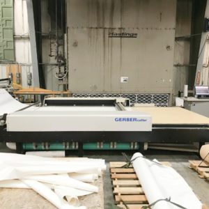 Gerber DCS 3500 Cutting Table w/ Conveyor (used) Item # UE-071521B (Ohio)