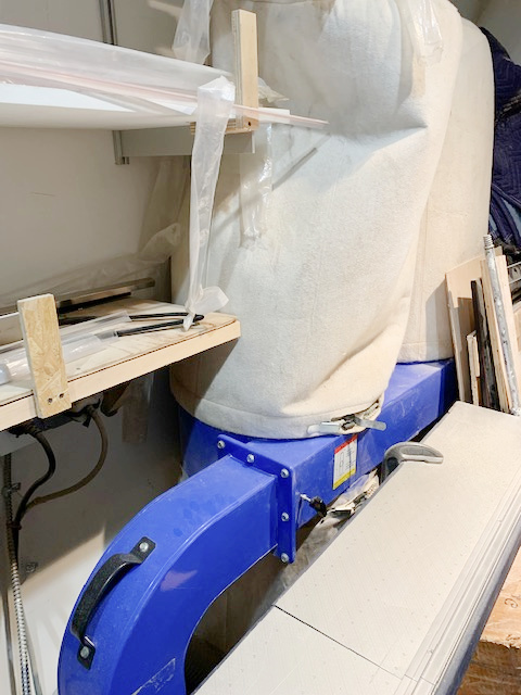 Picture Framing Equipment Lot: Alfamacchine / ITW AMP 200T Double Miter Saw, Miter Mite VN42 Vnailer, Vacuum Press & Supplies (Used) Item # UE-032122C (New York)