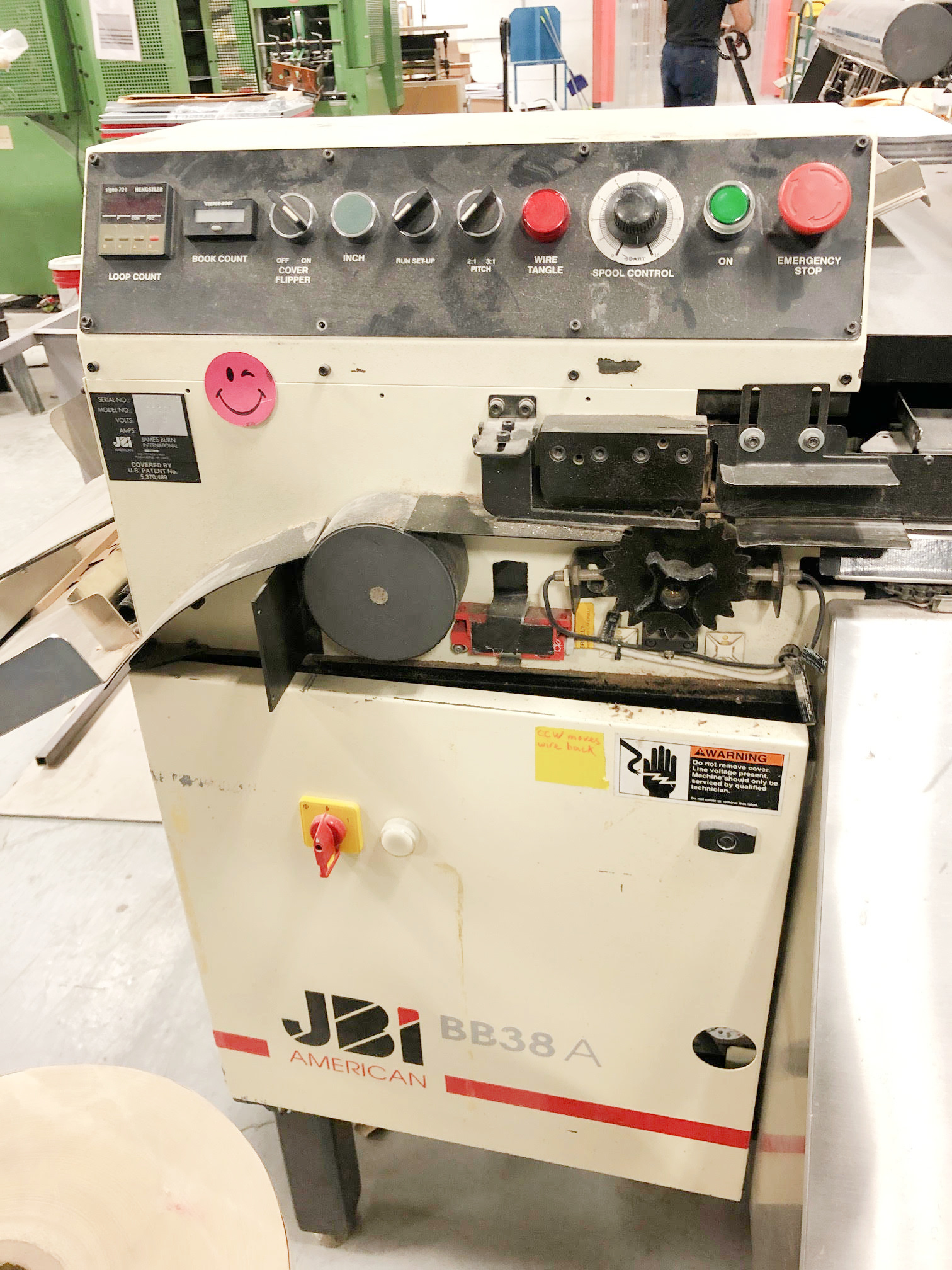 Equipment Lot: Scott 5000 Tab Machine, Rilecart R-500 Calendar Binding Machine & JBI BB38A Wire-O Machine (used) Item # UE-122321D (Canada)