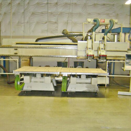 Komo Model VR1005TT Twin-Table CNC Router w/ Vacuum (used) Item # UR-6