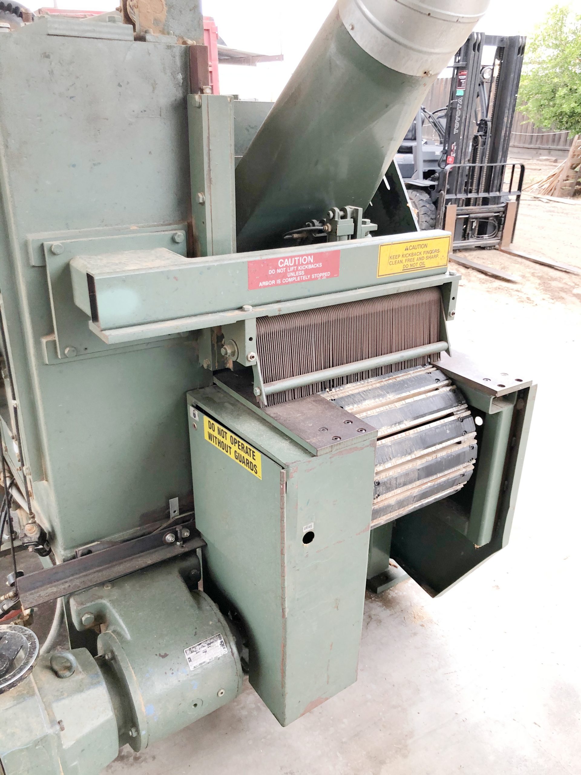 Mereen Johnson 312-DC Fixed Arbor Straight Line Multiple Rip Saw (Used) Item # UE-071521E (California)