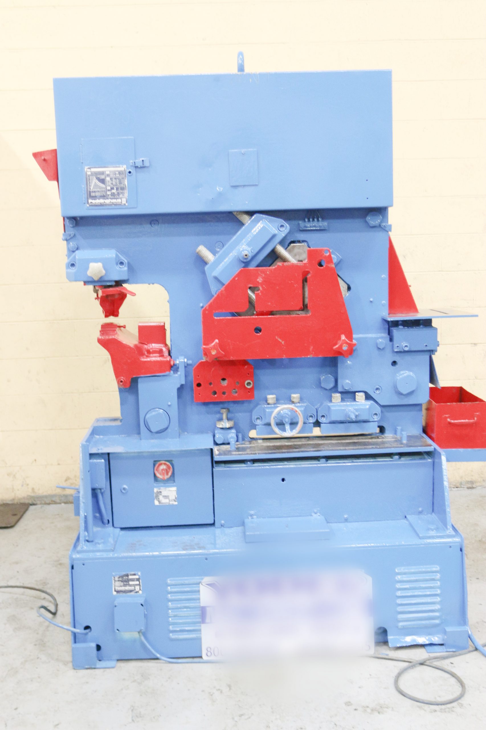 Peddinghaus Model 1100G Hydraulic Ironworker (used) Item # UE-120321D (Ohio)