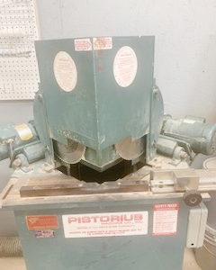 Equipment Lot: Wizard 8500e CMC Mat Cutter, Pistorius EMN-12 Double Miter Saw & Fletcher 2100-48" Mat Cutter (Used) Item # UE-121421D (Pennsylvania)