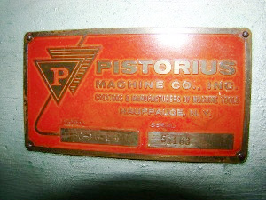Pistorius SC-16 16″ Manual Straight-Cut Non-Ferrous Saw (Used) Item # UE-110521N (Florida)