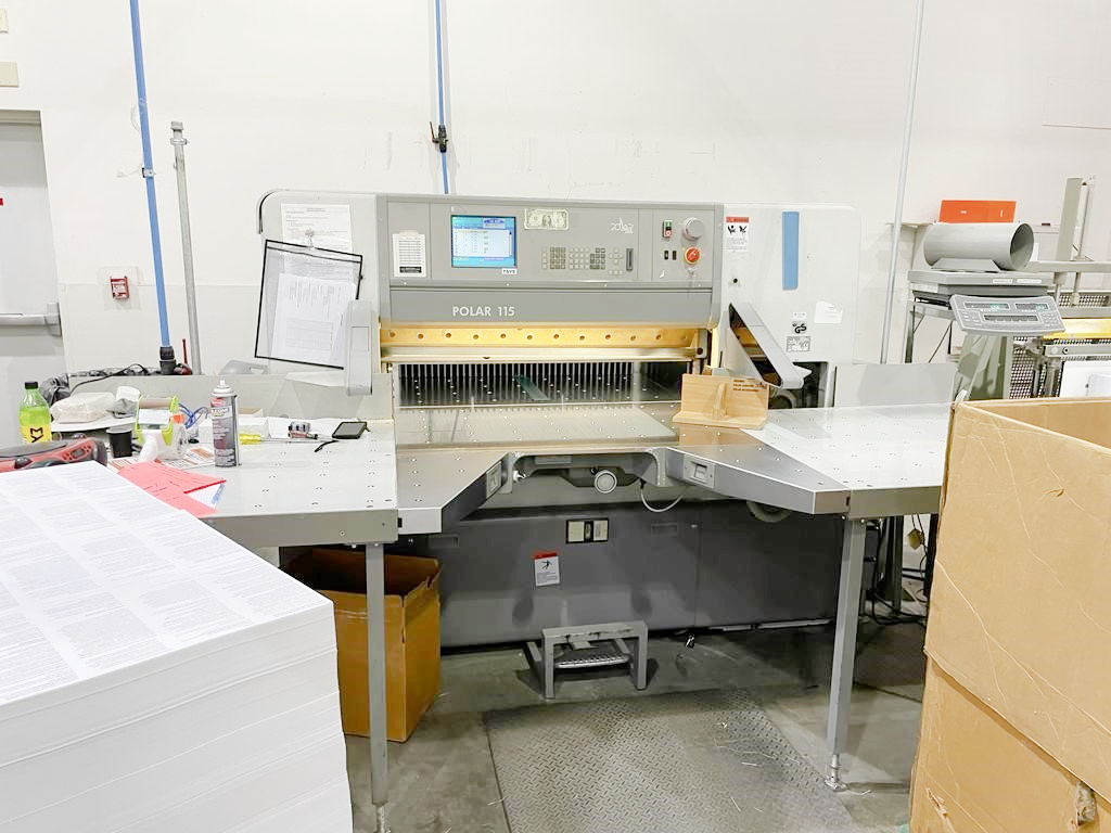 Used Polar 115E 45” Paper Cutter for Sale