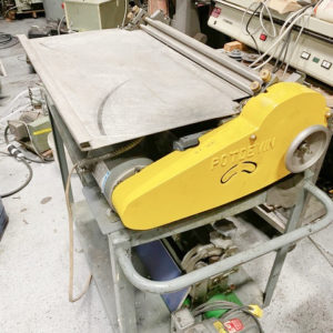 Equipment Lot: Potdevin ZB27 27" Cold Gluer & Potdevin W24 24" Rotary Press (used) Item # UE-120121B (California)