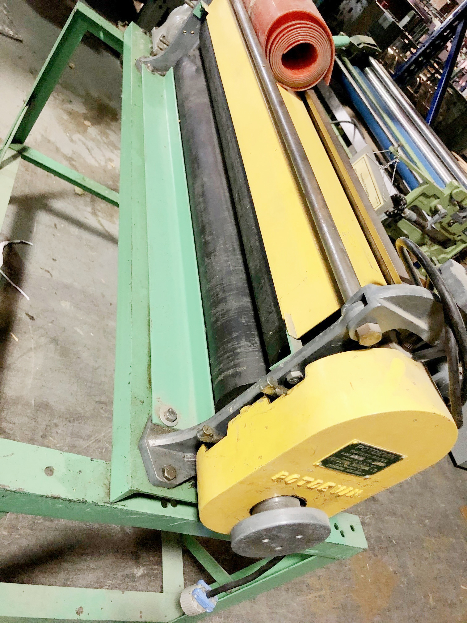 Equipment Lot: Potdevin NTZ36 36″ Cold Gluer & Potdevin W36 36″ Rotary Press (used) Item # UE-121321I (Illinois)