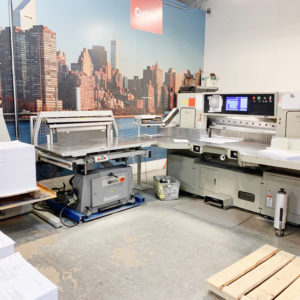 Saber 45" Programmable Guillotine Paper Cutter (used) Item # UE-121521D (New Jersey)